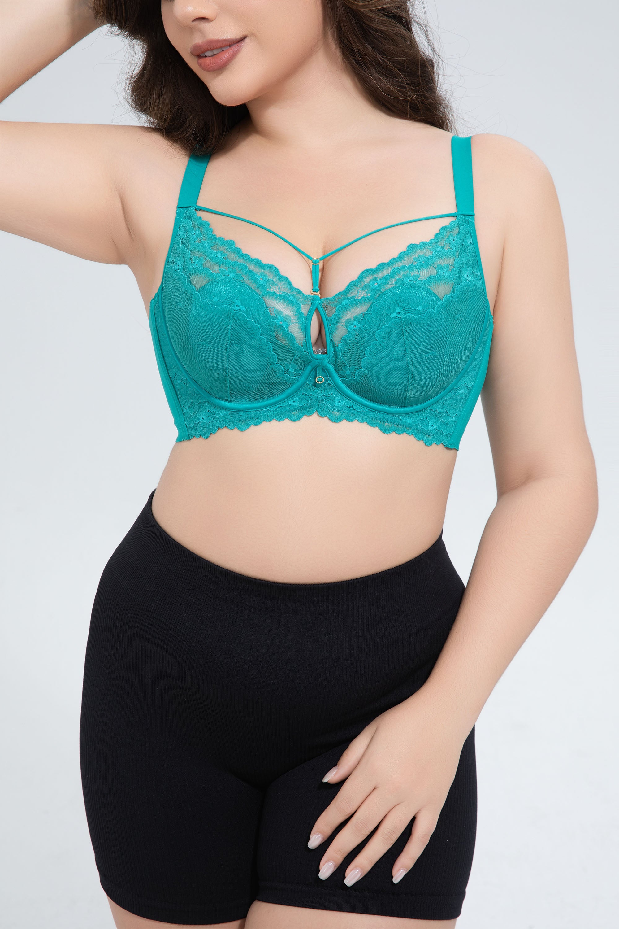 MOKONGFU Women's Lace Push Up Bra #7129
